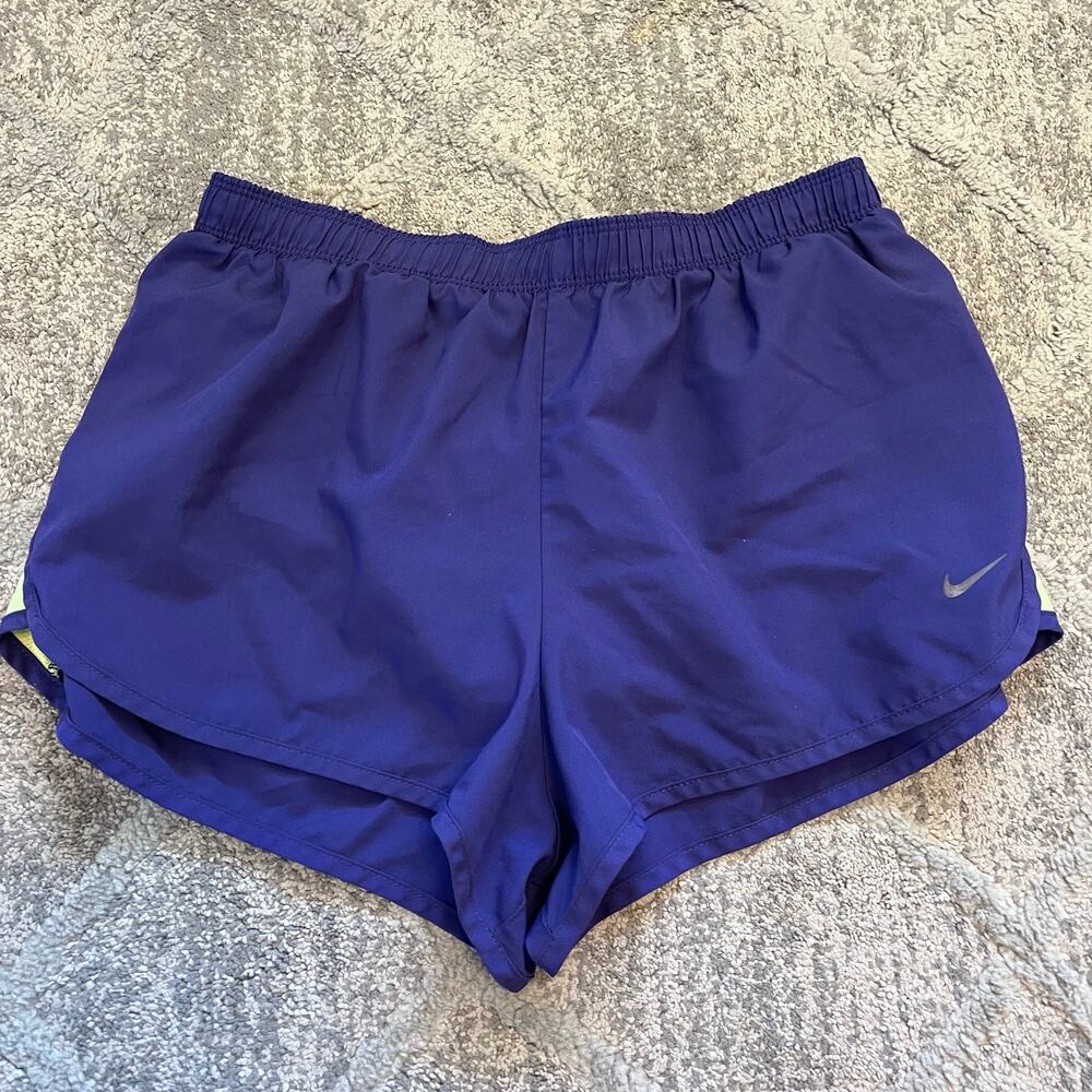Nike Tempo Shorts Purple/Lime size Small